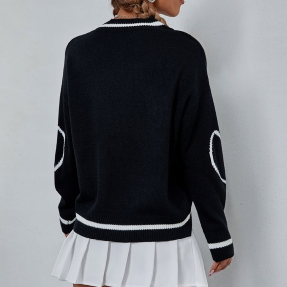 Shein Curvy Halloween Skull Sweater - Picture 4 of 9